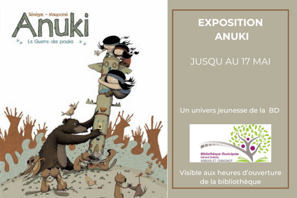 bibliothèque exposition ANUKI
