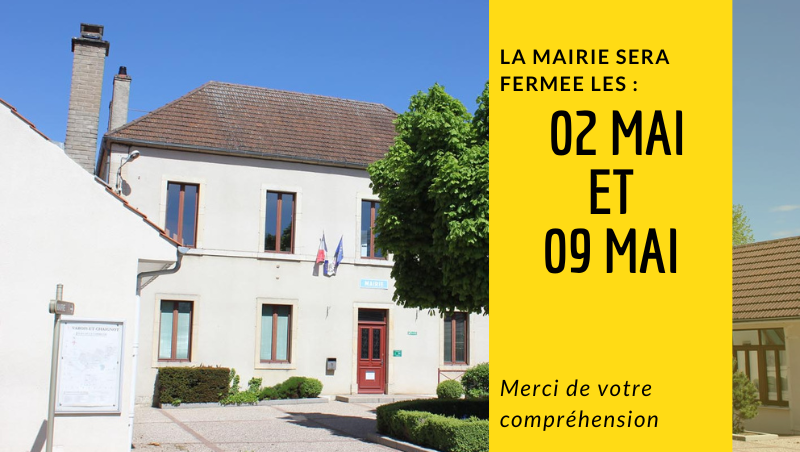 fermeture secrétariat