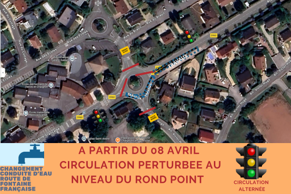 travaux rond point 