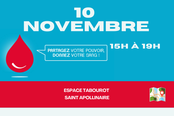 Don du sang novembre 2025