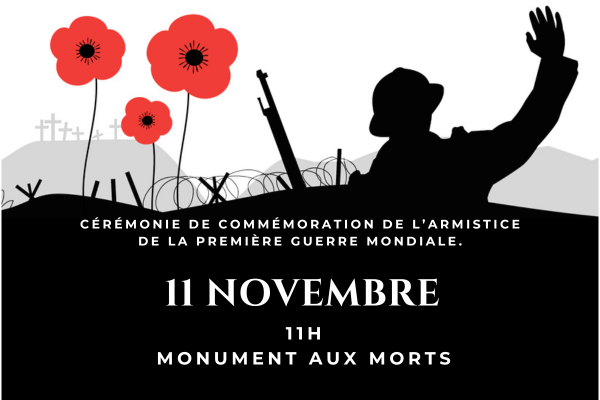 Cérémonie de commémoration de l’Armistice de la Première Guerre Mondiale