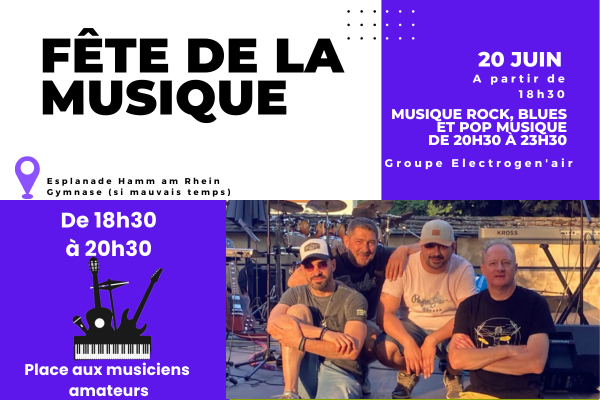 Fête de la musique 20 juin