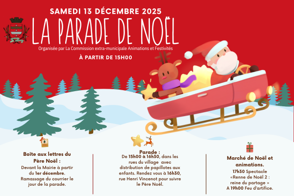 Parade du Père Noël 2025