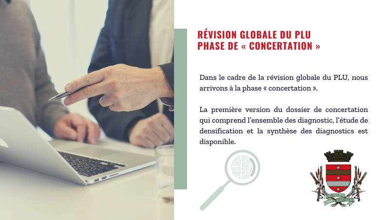 Révision globale du PLU phase DE « concertation »